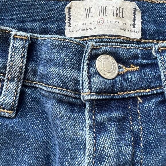 Free People blue distressed skinny jeans size 27 - Picture 6 of 6